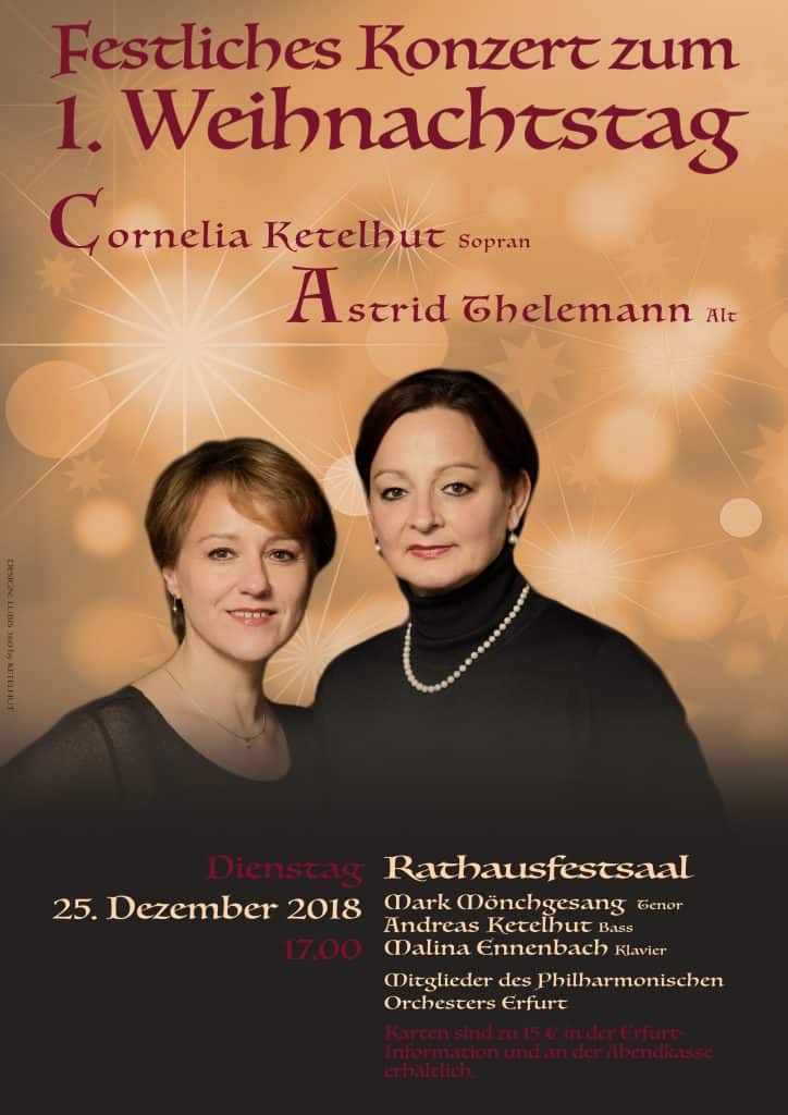 Plakat Weihnachtskonzert